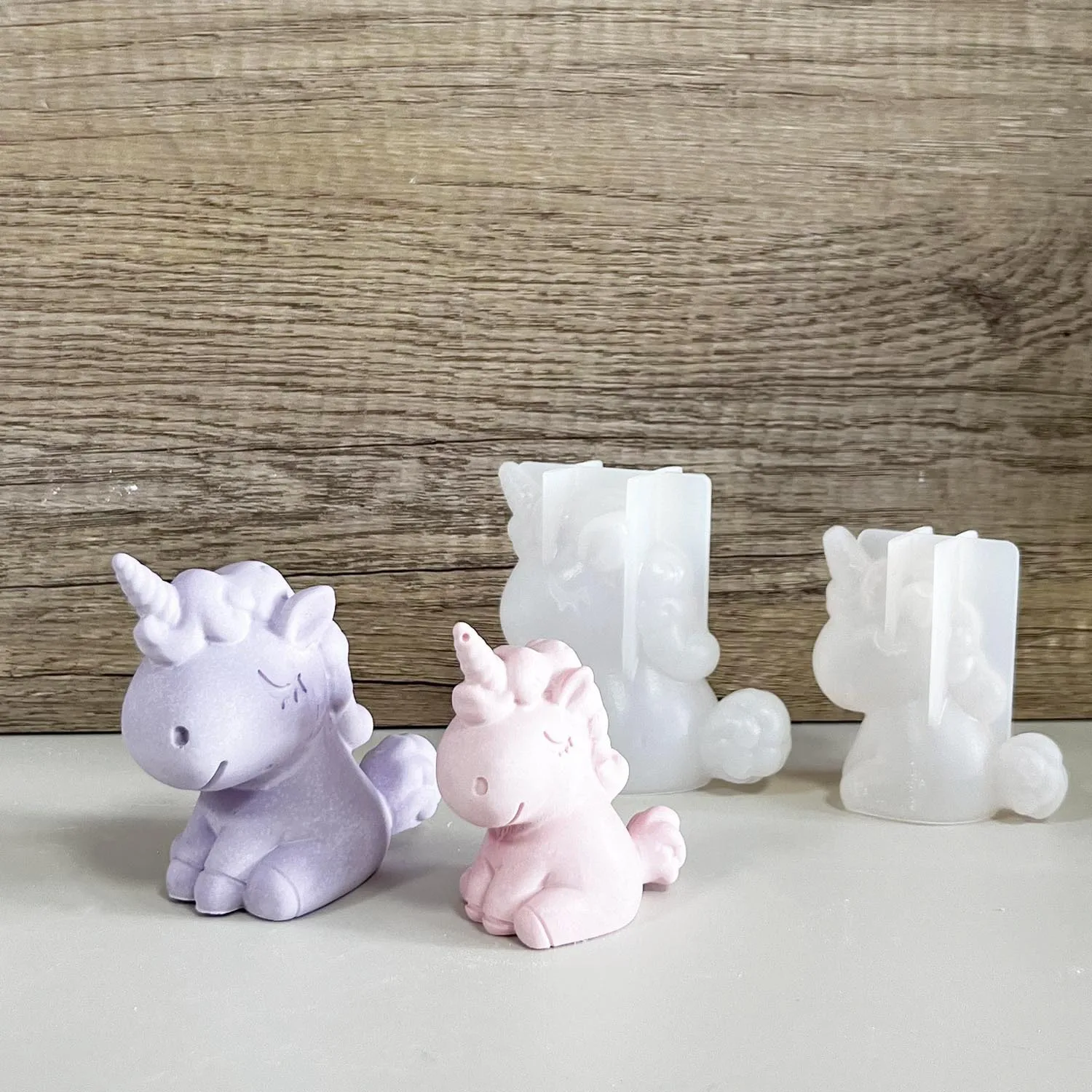 Candle Making Supplies Online - 3D silikon geometris Unicorn kucing rusa