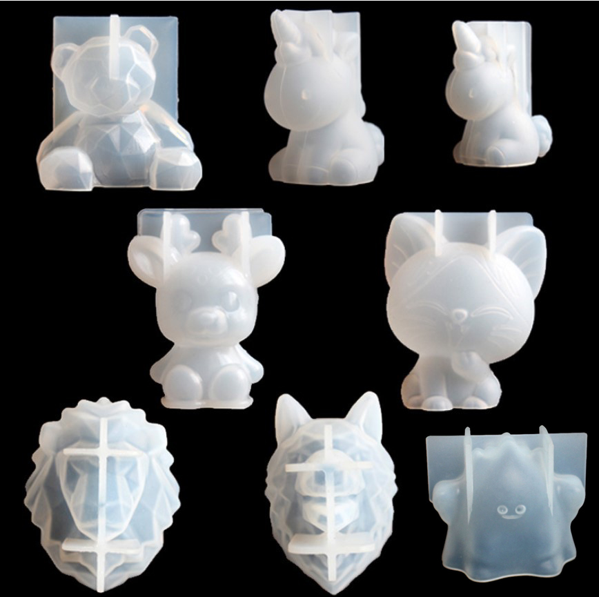 Candle Making Supplies Online - Transparan Unicorn Silikon Epoxy Resin Cetakan