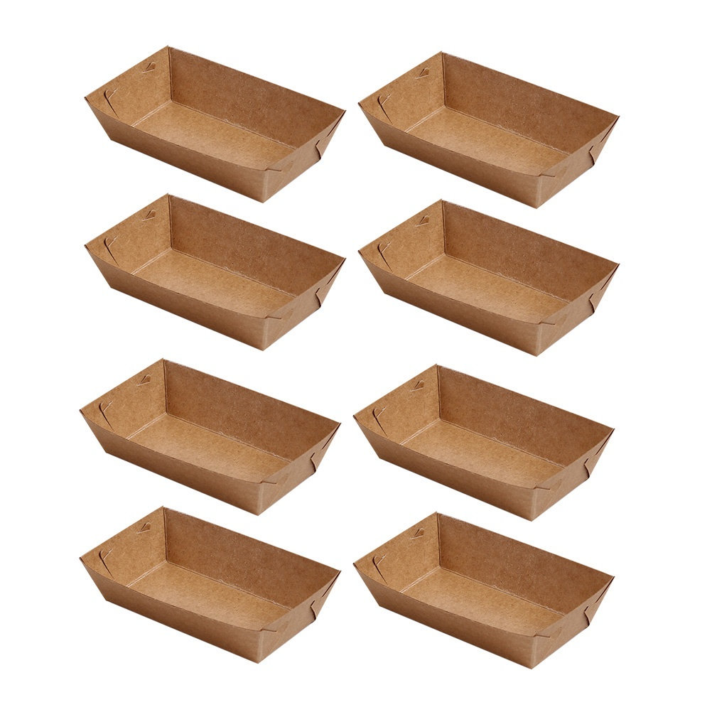30 Buah Kotak Kemasan Sekali P - Kraft Paper Box ulasan dan harga