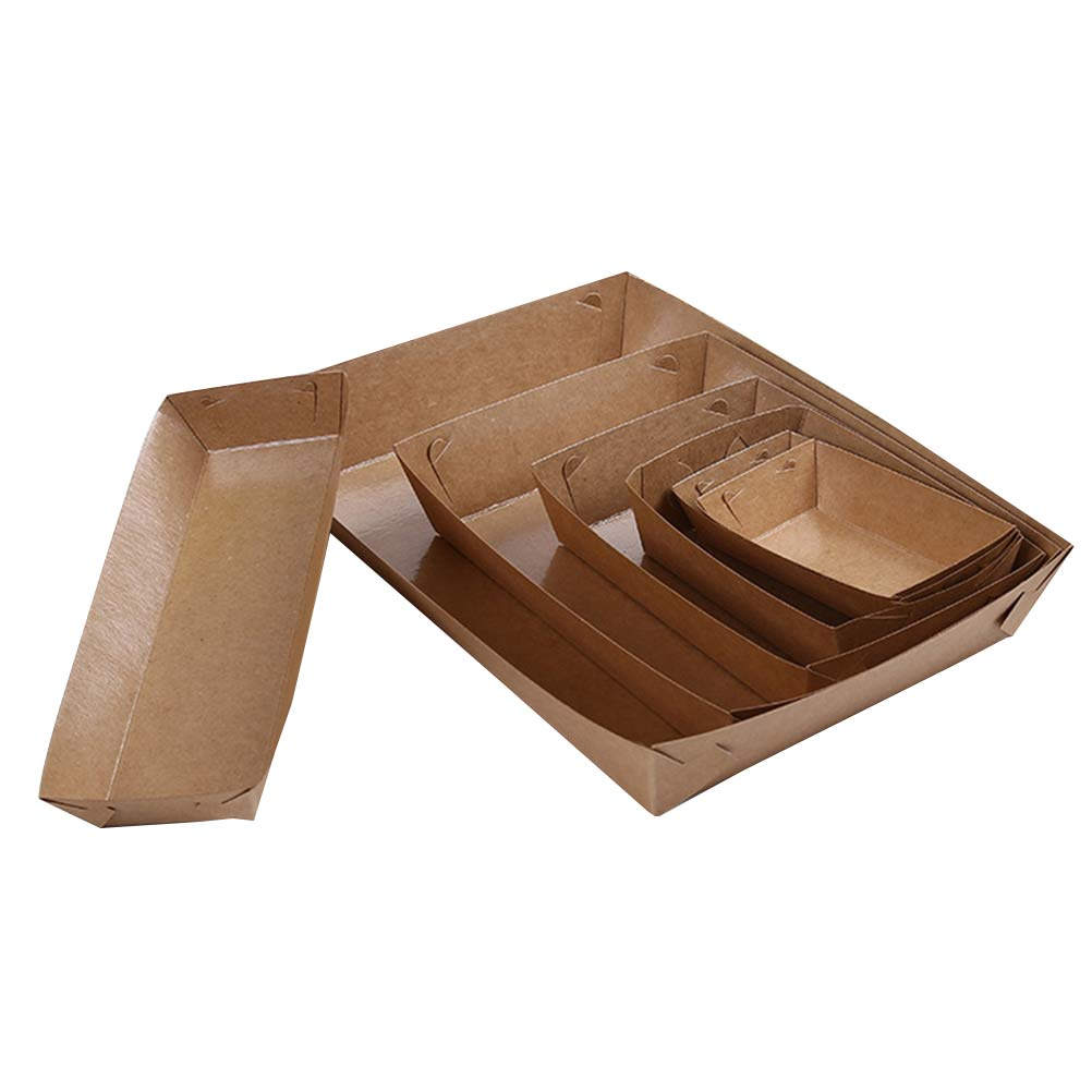 30 Buah Kotak Kemasan Sekali P - Kraft Paper Box ulasan dan harga
