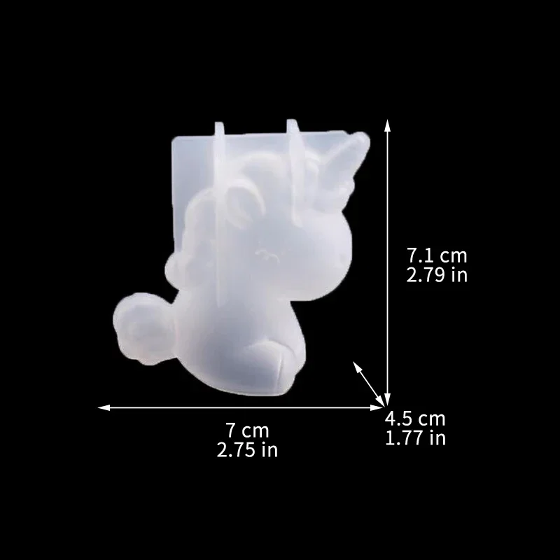 3D silikon geometris Unicorn k - Candle Making Supplies Online ulasan dan harga