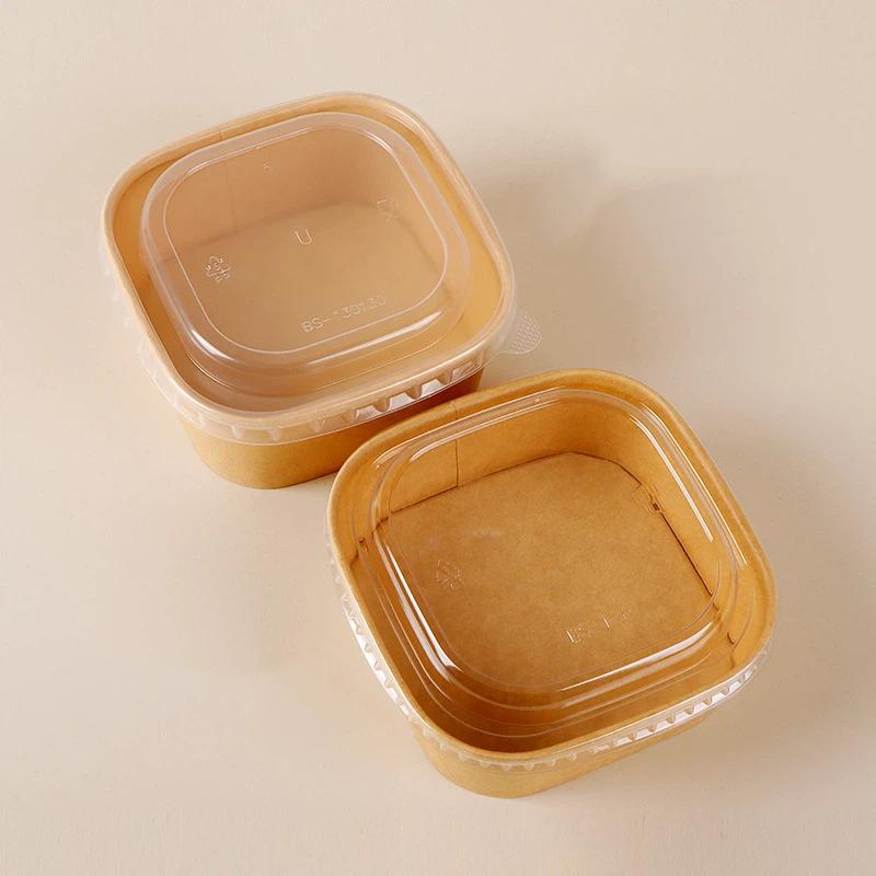 10 Buah Kotak Makan Siang Seka - Kraft Paper Box ulasan dan harga