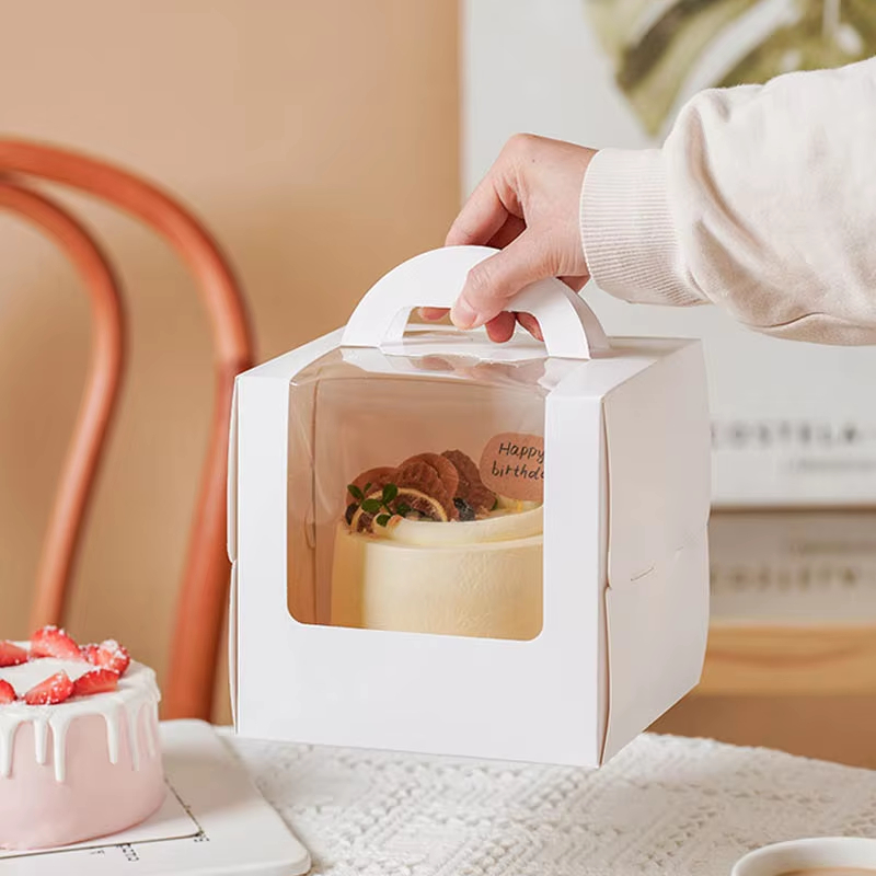 Kotak kemasan kue 4 inci, kota - Kraft Paper Box ulasan dan harga